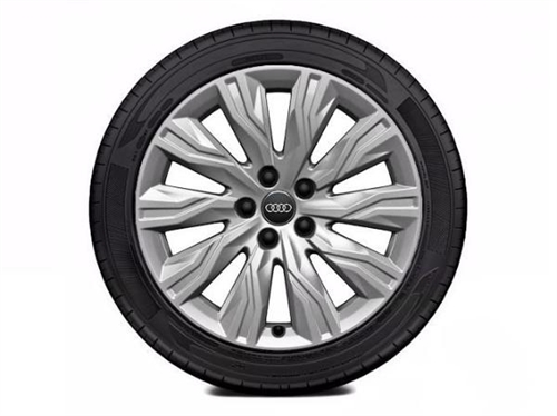 Audi A4 18" vinterkomplethjul, aluminiumsfælg m. hjulkapsel (7,5J x 18")